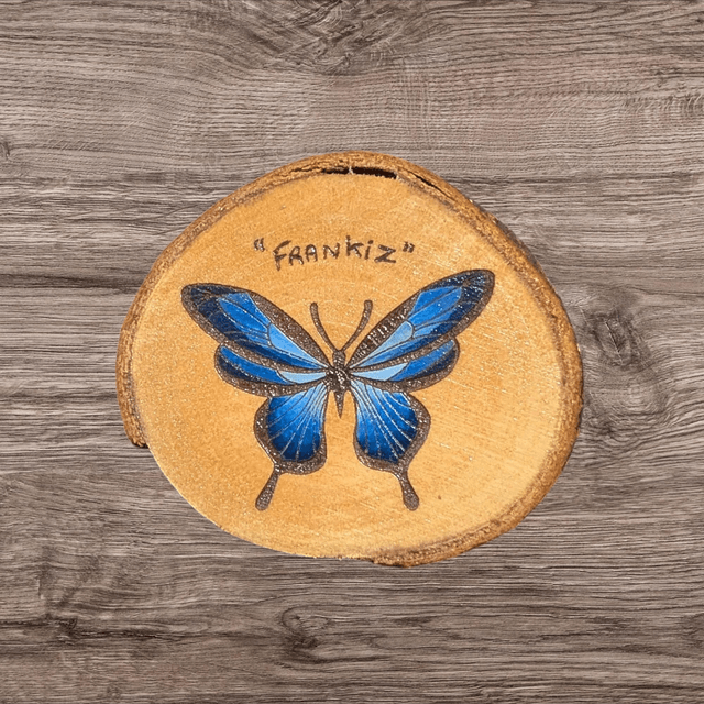 Rondin Korotaki - "papillon Bleu"