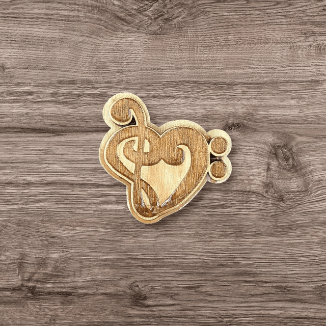 Pin&#039;s coeur musical 
