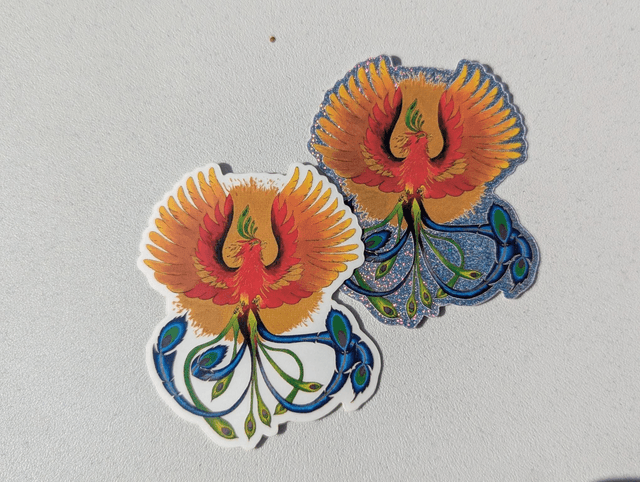 Stickers reproduction &quot;Phénix&quot;