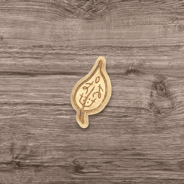 Pin&#039;s feuille 